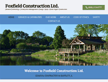 Tablet Screenshot of foxfieldltd.com